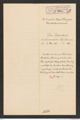 k.k. naturhistorisches Hofmuseum, Intendanzakten 1885-1896 (Hauer), Aktenzahl Z.191.a/1887, Seite 4